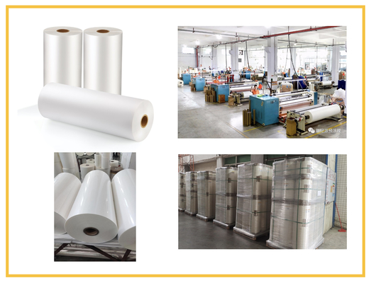 Lớp phủ chuyên nghiệp Màng BOPP bóng trong suốt cho túi trưng bày Phương tiện giấy
