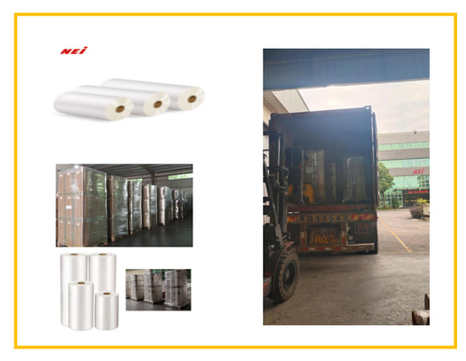 Vỏ kết thúc cao bóng mài phim sơn hai mặt Corona điều trị 25.4mm 76mm lõi giấy