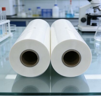 Bộ phim PET kim loại màu kim loại bạc với độ tinh khiết và độ bền cao, chống lại nhiều hóa chất và dung môi