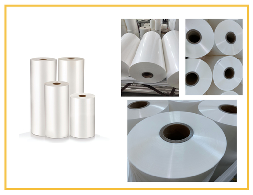 Màng cán nhiệt BOPP thân thiện với môi trường Tập trung vào độ rõ ràng và độ bám dính 23mic Gloss