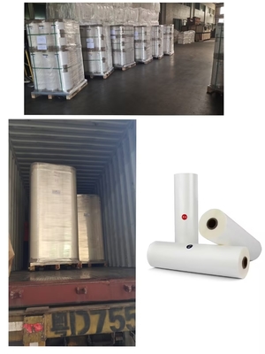 1 inch BOPP Nhiệt độ nhạy cảm cuốn sách Laminating Film Transparent Book Covering Film