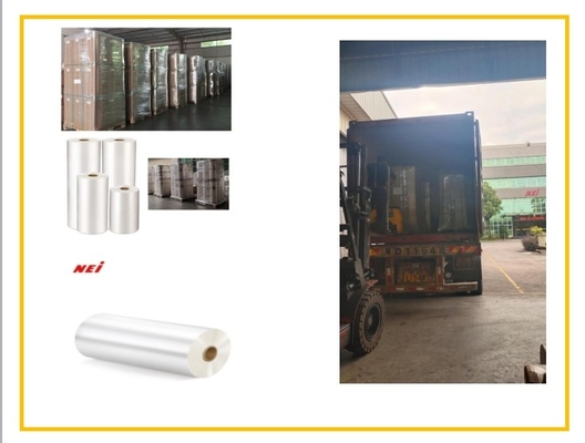 Phim pha trộn nhiệt BOPP màu trắng mờ 22 Micron Gloss 12 Micron tổng cộng 10 Micron Base 12 Micron EVA