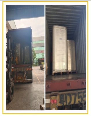 Gloss Pearl White BOPP Thermal Lamination Film 12 Micron Tổng cộng 8 Micron Base