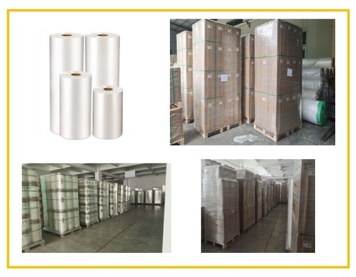 PET PVC Soft Touch Lamination Film 50-60 ℃ Tấm cuộn để đóng gói