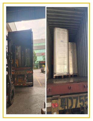 Bộ phim pha trộn nhiệt BOPP với độ rõ ràng và dính cao 25mic Gloss