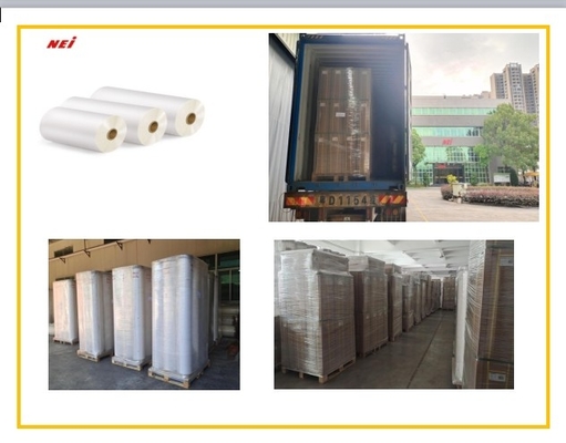 Phiên liệu pha trộn nhiệt BOPP linh hoạt Trắng ngọc trai bóng 10-20Mpa Áp suất cuộn
