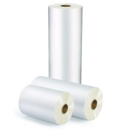 Trong suốt trắng BOPP nhiệt cán phim với Eva phủ cho giấy / nhựa