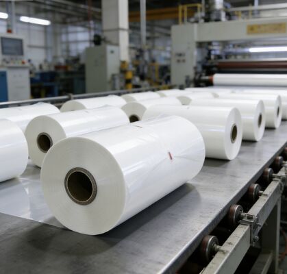 Bộ phim sơn nhiệt PET chống ẩm với chất kết dính hoạt động bằng nhiệt và kết thúc bóng cho bao bì