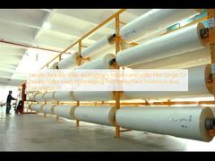 Chiều dài thường 1000-4500 mét. Màng cán mờ một hoặc hai mặt, được sử dụng trong in ấn bao bì, bảo vệ và trang trí bề mặt.