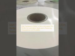 Màng cán mờ Matt trong suốt hoàn hảo cho các ứng dụng cán màng yêu cầu độ trong suốt và độ bền