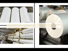 Màng cán sách độ cứng mềm, bề mặt bóng. Được thiết kế để bảo vệ các tài liệu quan trọng đồng thời duy trì vẻ ngoài bóng bẩy chuyên nghiệp.